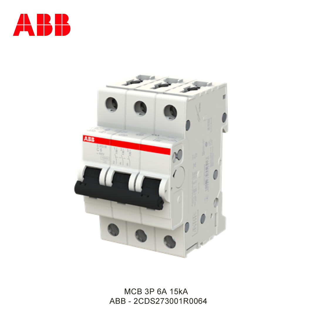 MCB 3P 6A 15kA KURVA C