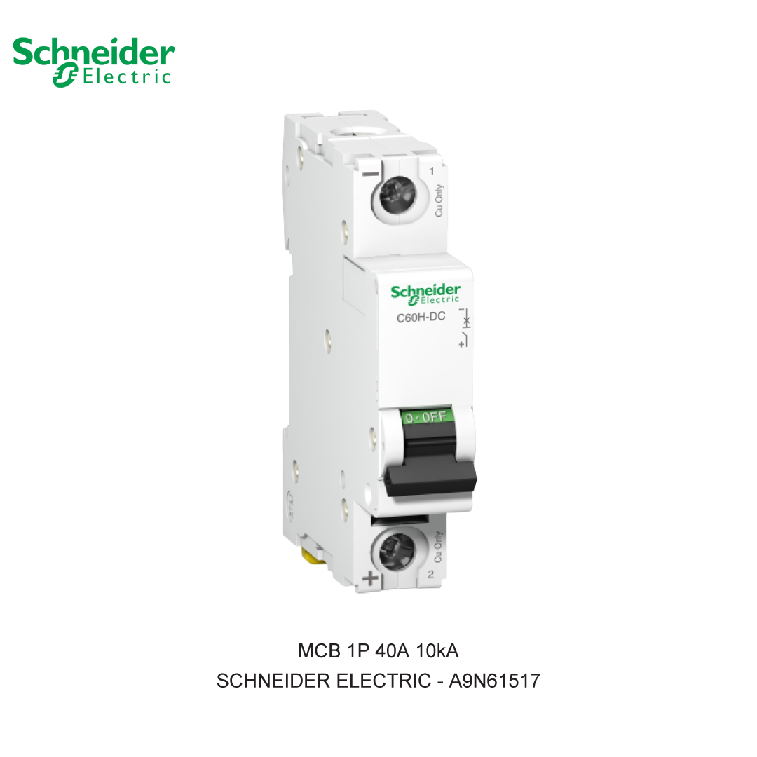 MCB C60H-DC 1P 40A 10kA KURVA C