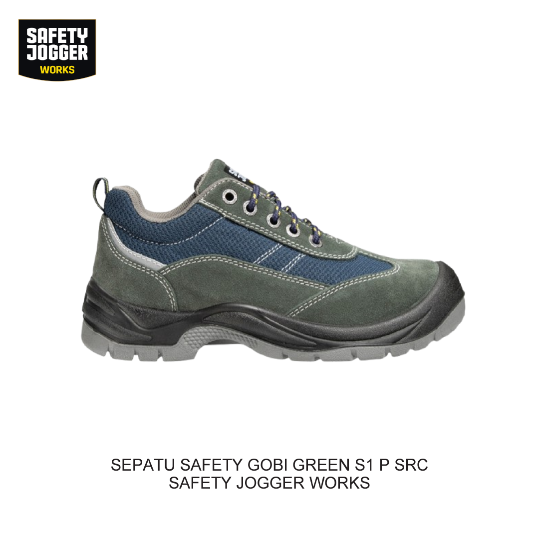 SEPATU SAFETY GOBI GREEN S1 P SRC