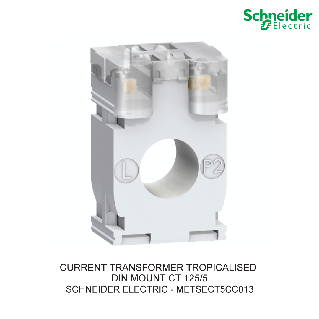 CURRENT TRANSFORMER TROPICALISED DIN MOUNT CT 125/5