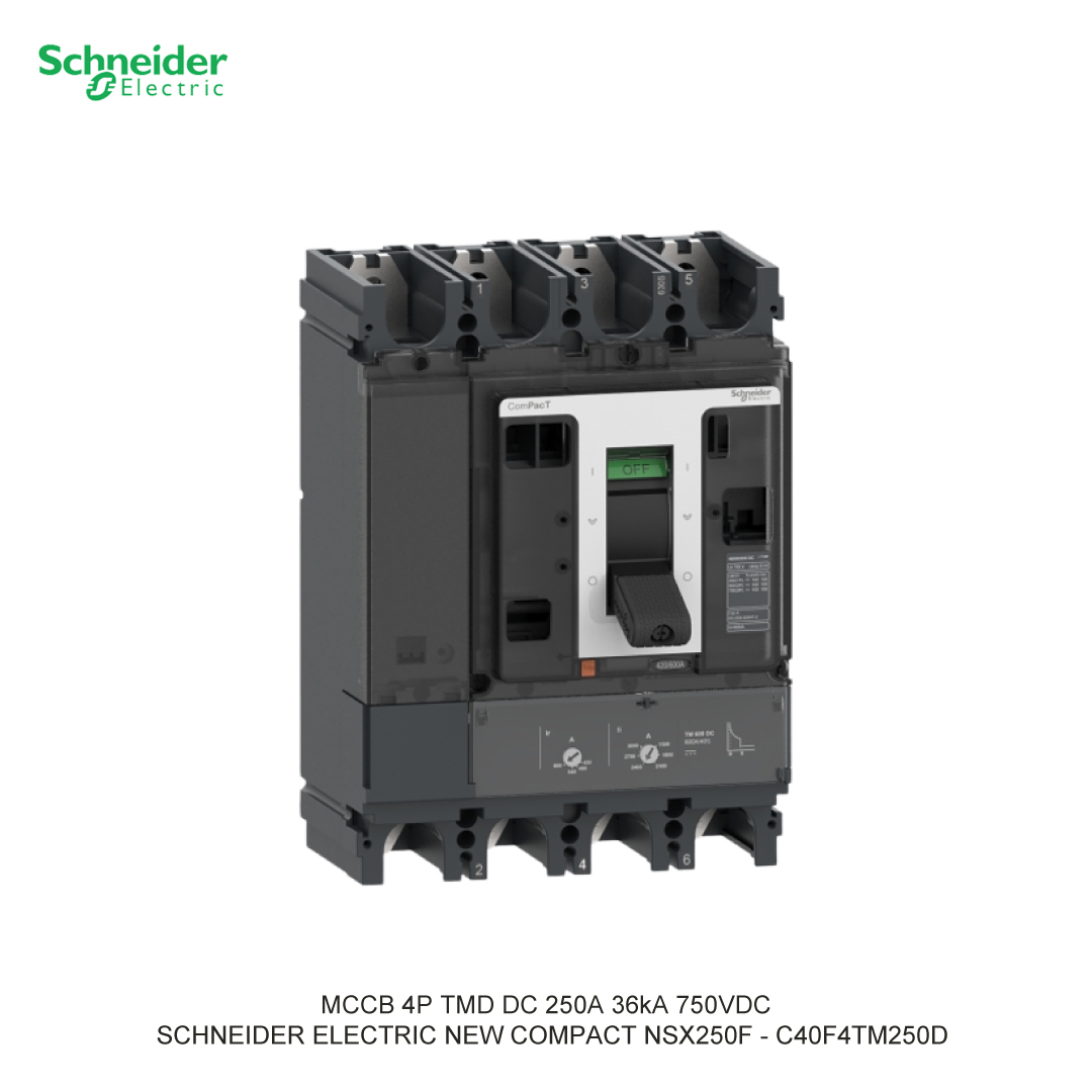 MCCB 4P TMD DC 250A 36KA 750VDC