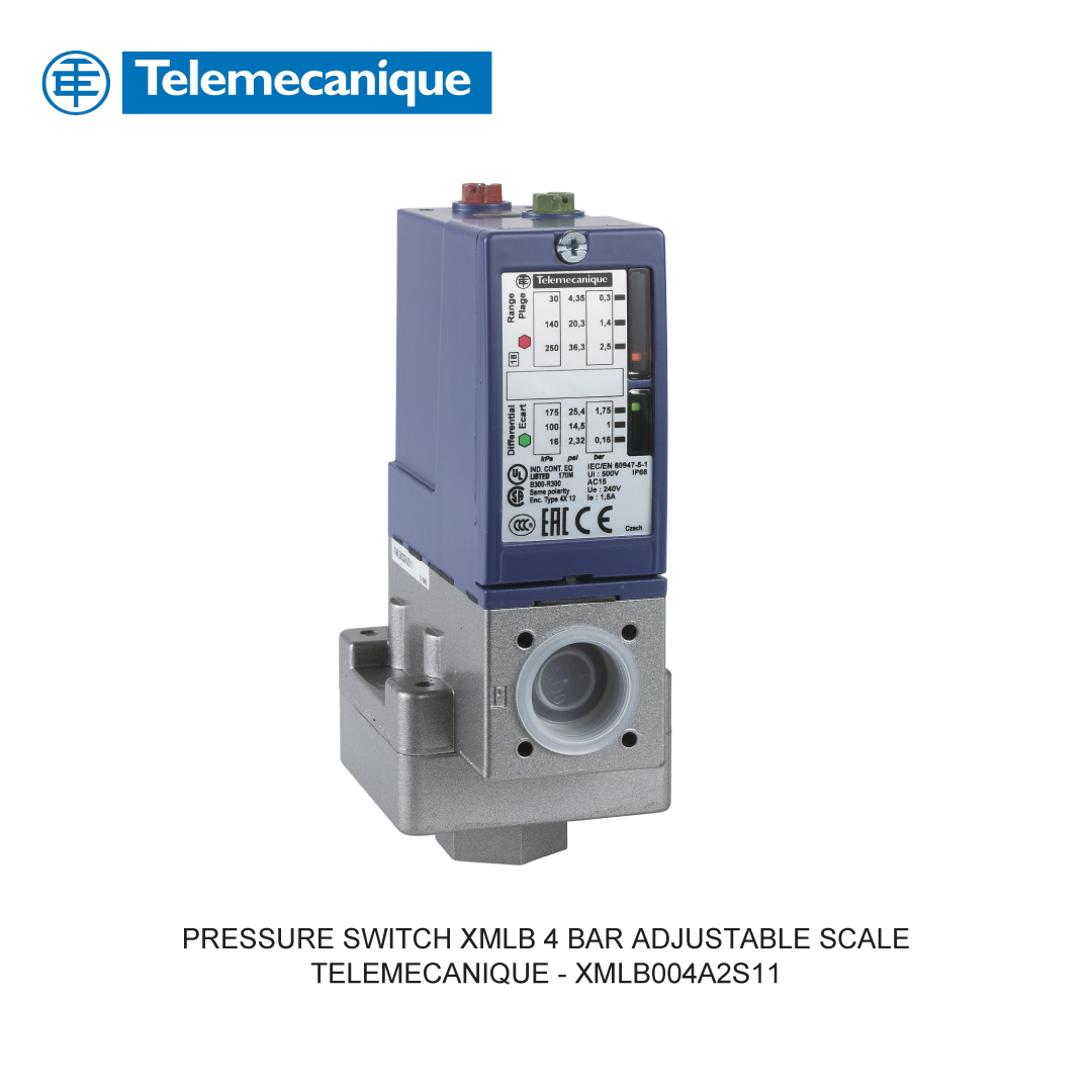 PRESSURE SWITCH XMLB 4 BAR ADJUSTABLE SCALE