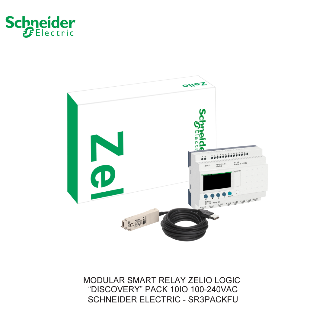 MODULAR SMART RELAY ZELIO LOGIC “DISCOVERY” PACK 10IO 100-240VAC