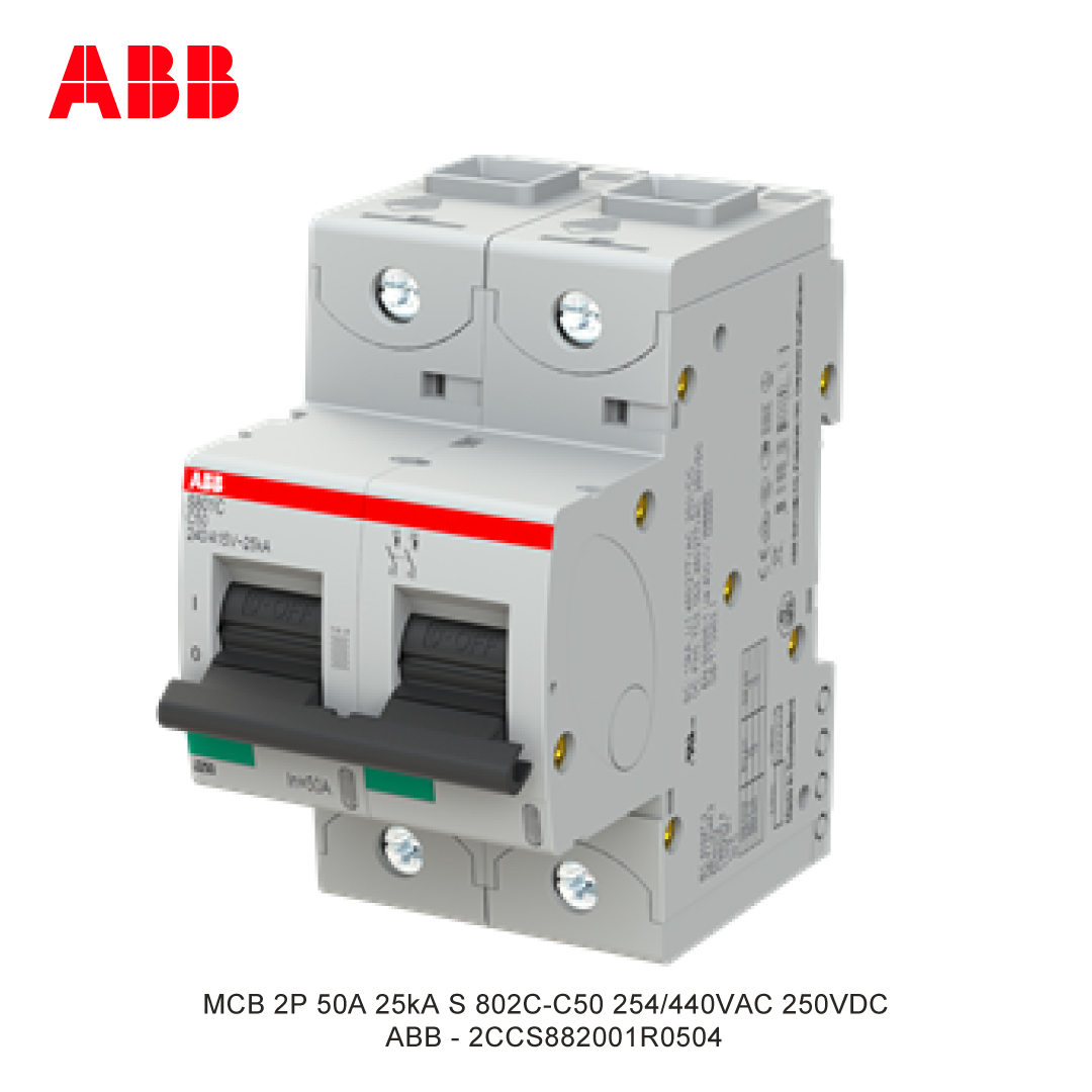 MCB 2P 50A 25kA KURVA C