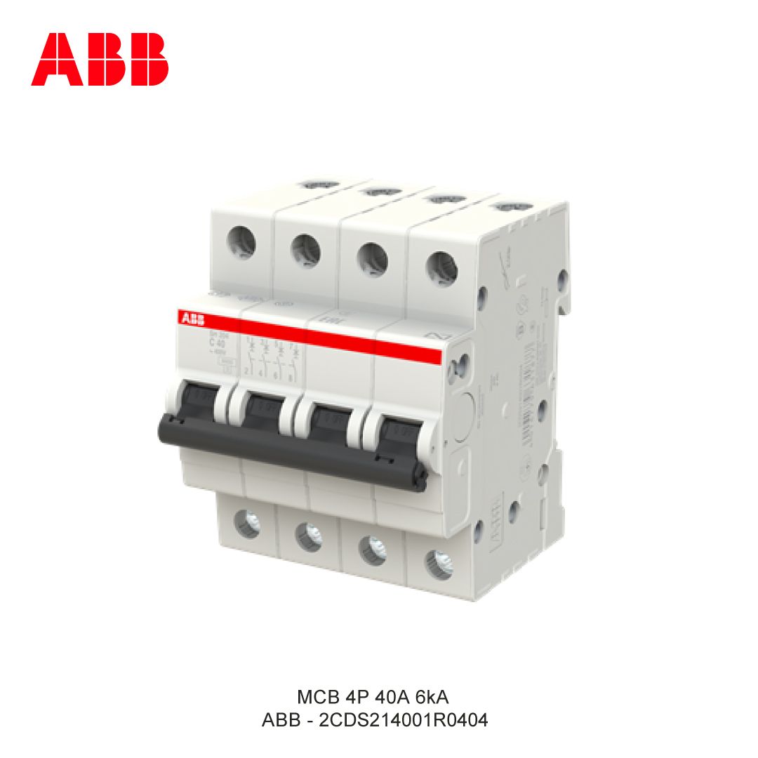 MCB 4P 40A 6kA CURVA C