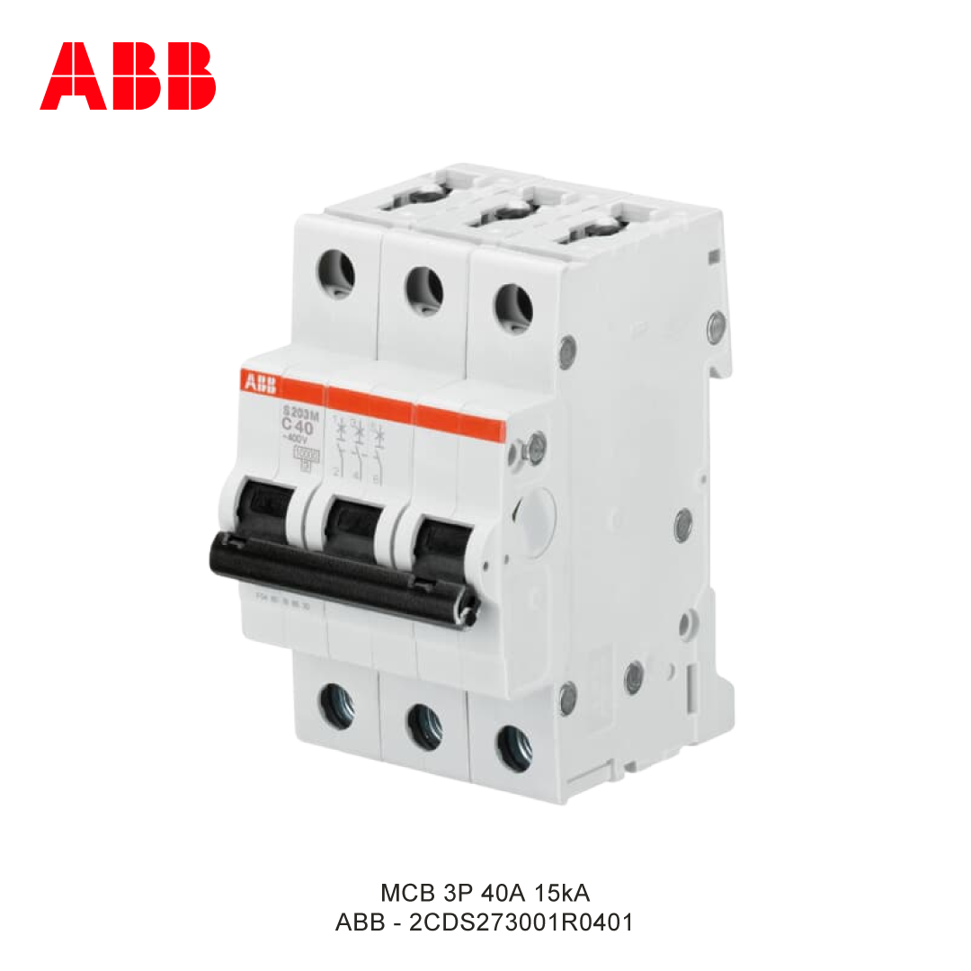 MCB 3P 40A 15kA CURVA D
