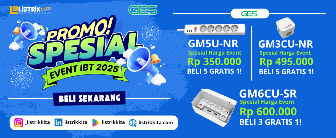 Promo Spesial STOP KONTAK GES Selama Pameran Indobuiltech 2025!