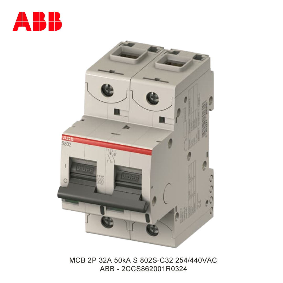 ABB MCB 2P 32A 50kA KURVA C