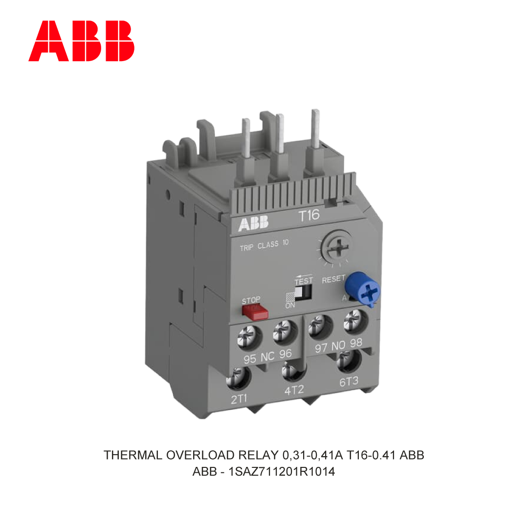 RELAY THERMAL BEBAN LEBIH 0,31-0,41A T16-0.41 ABB