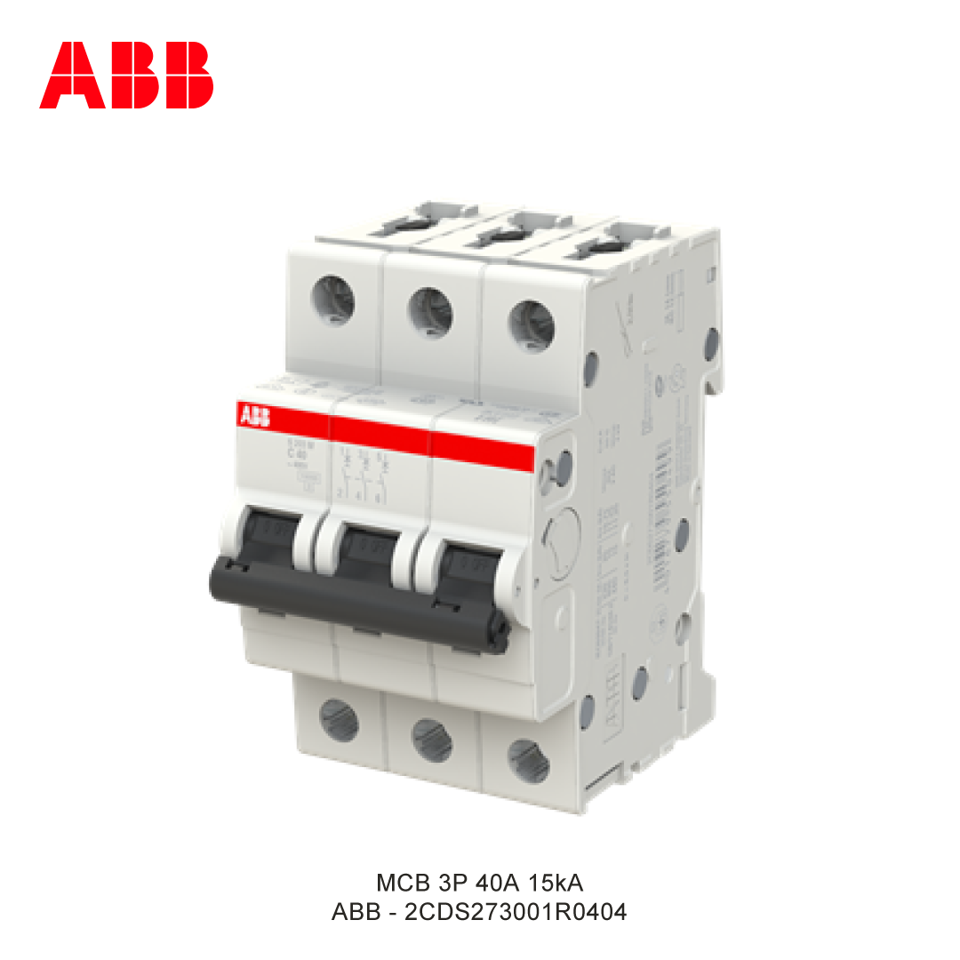 MCB 3P 40A 15kA CURVA C