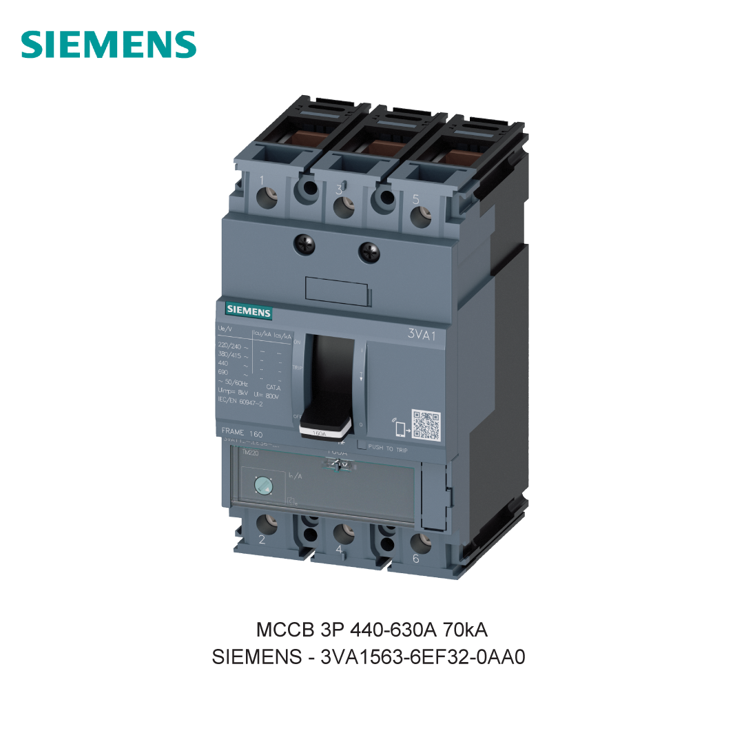 MCCB 3P 440-630A 70kA