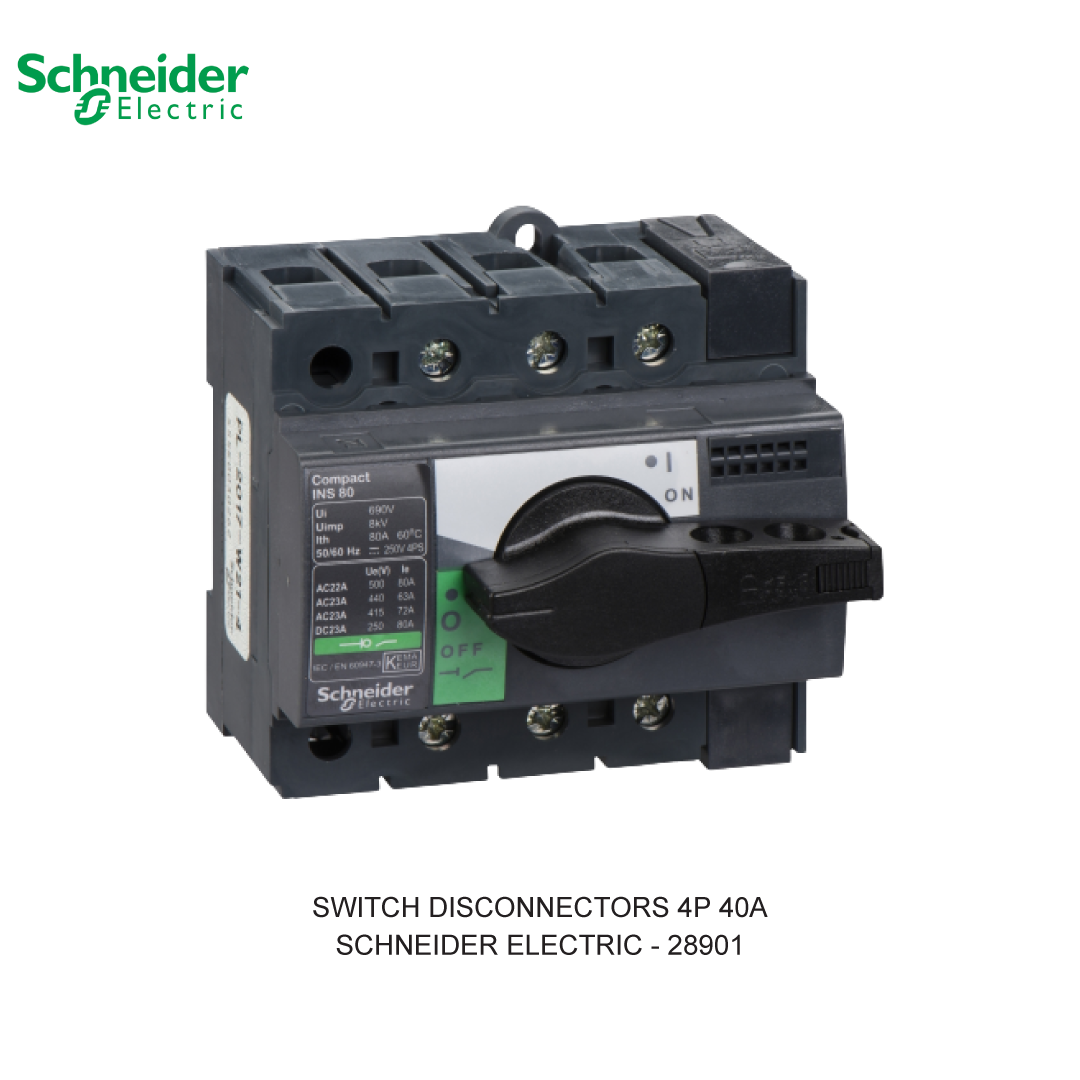 SWITCH DISCONNECTORS 4P 40A