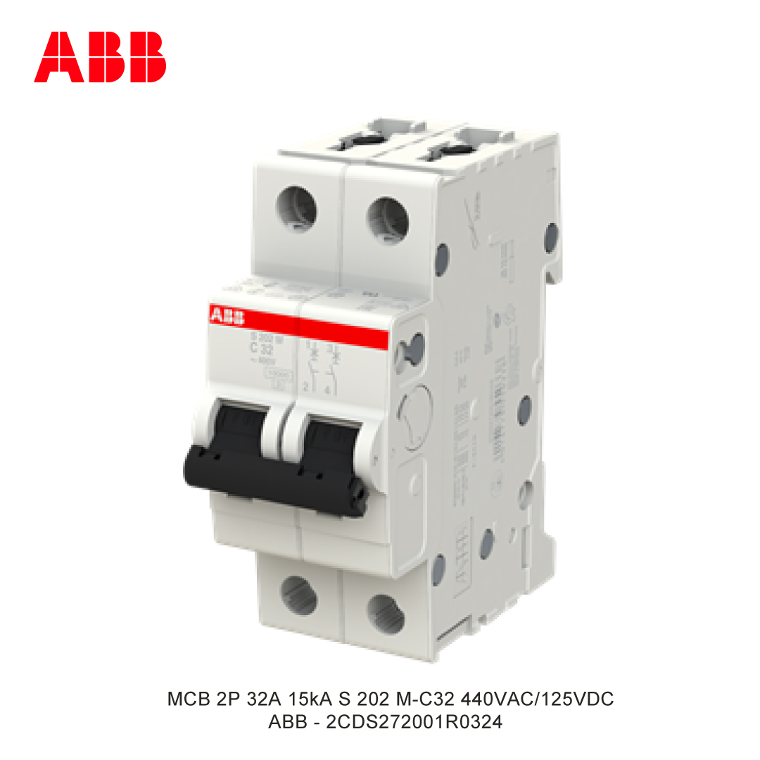 MCB 2P 32A 15kA CURVA C