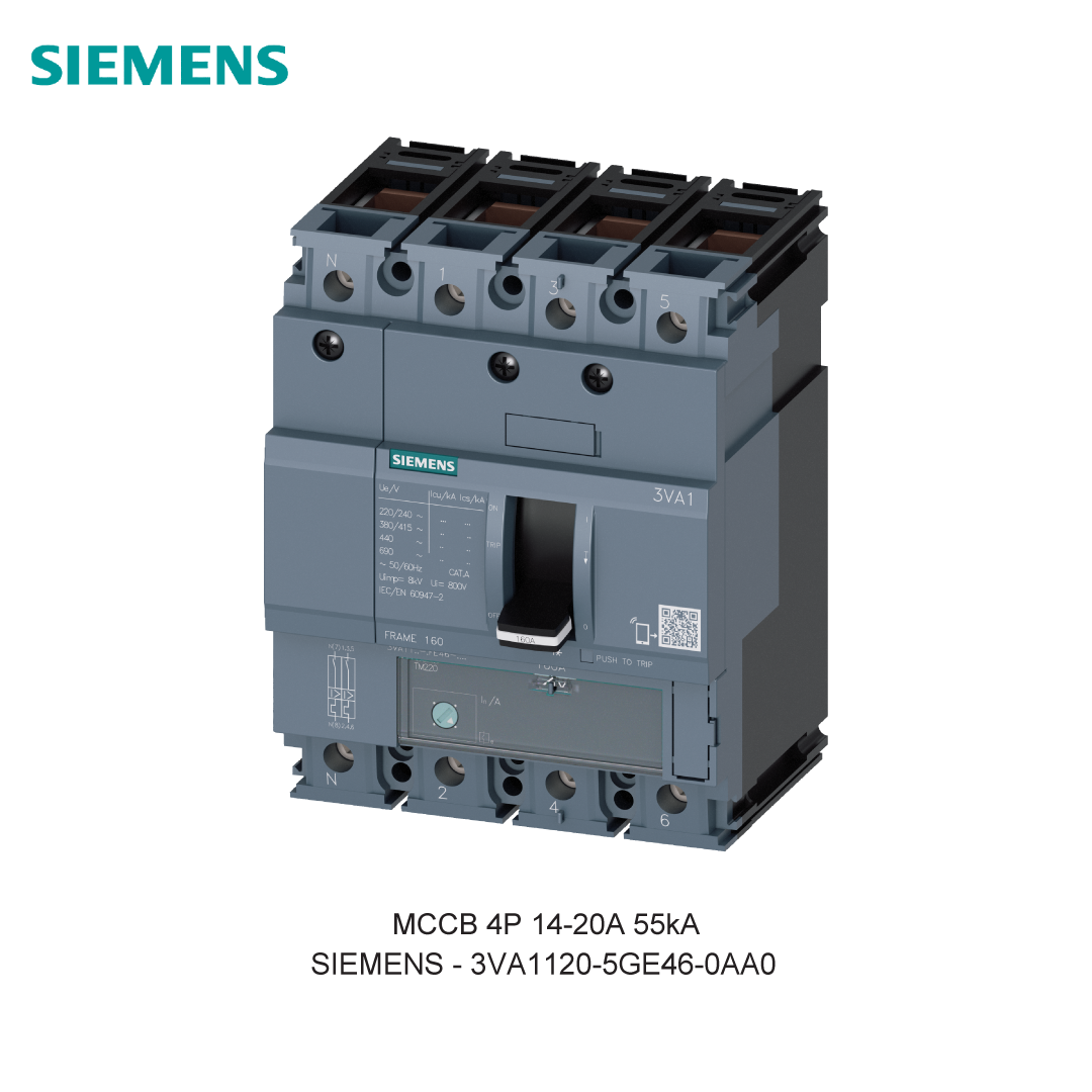 MCCB 4P 14-20A 55kA