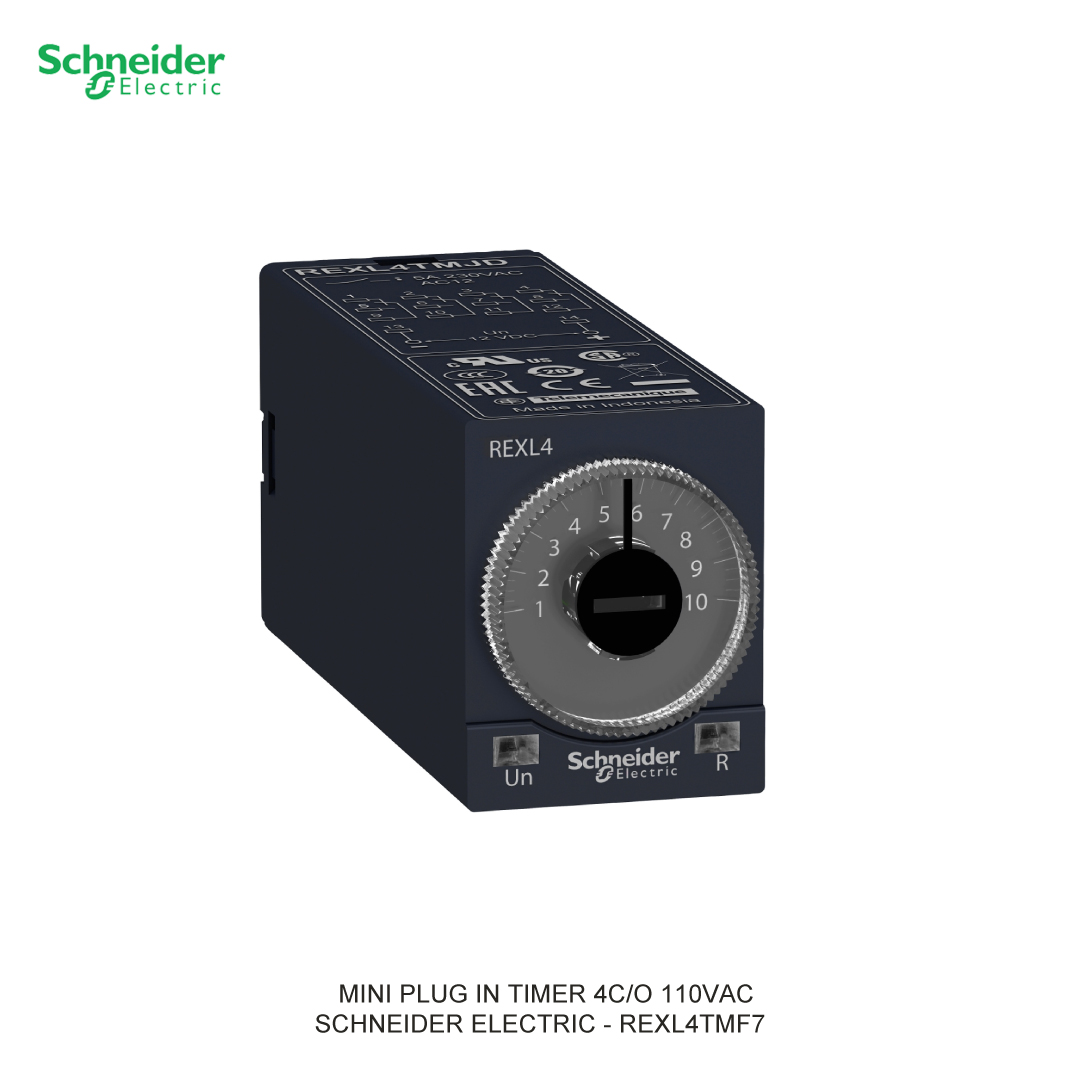 MINI PLUG IN TIMER 4C/O 120VAC SCHNEIDER ELECTRIC