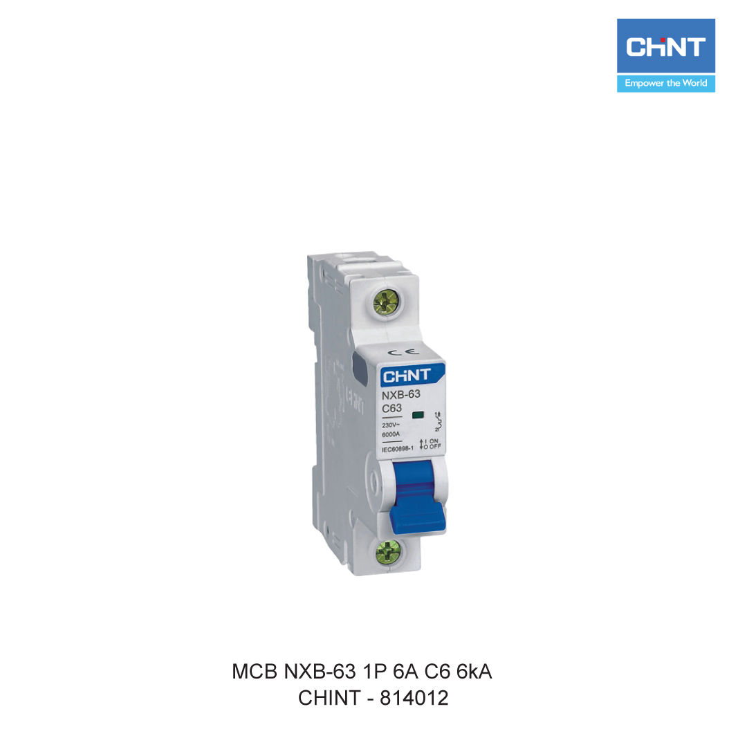 MCB NXB-63 1P 6A C6 6kA