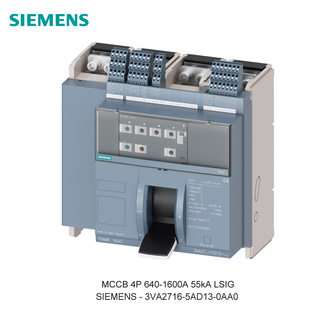 MCCB 4P 640-1600A 55kA LSIG