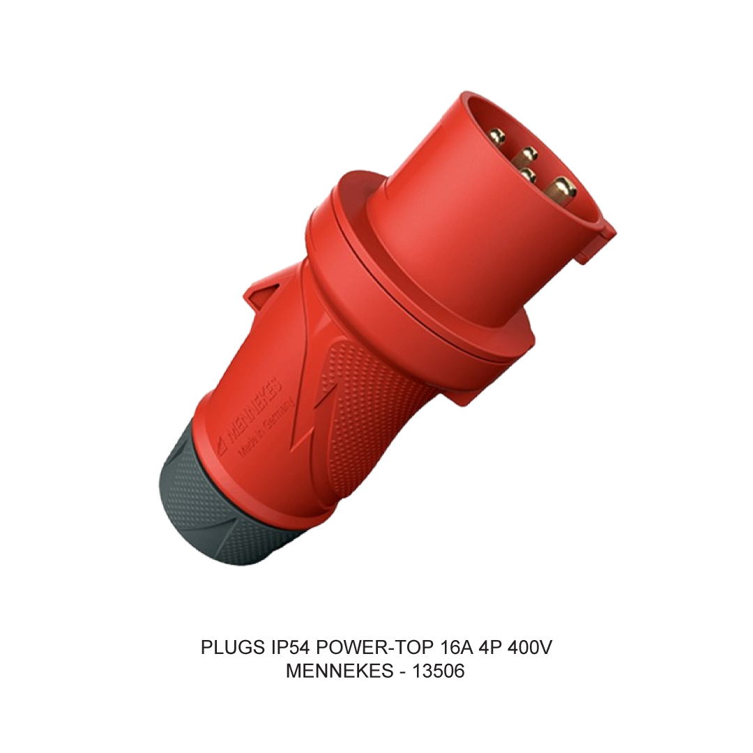 PLUGS IP54 POWER-TOP 16A 4P 400V