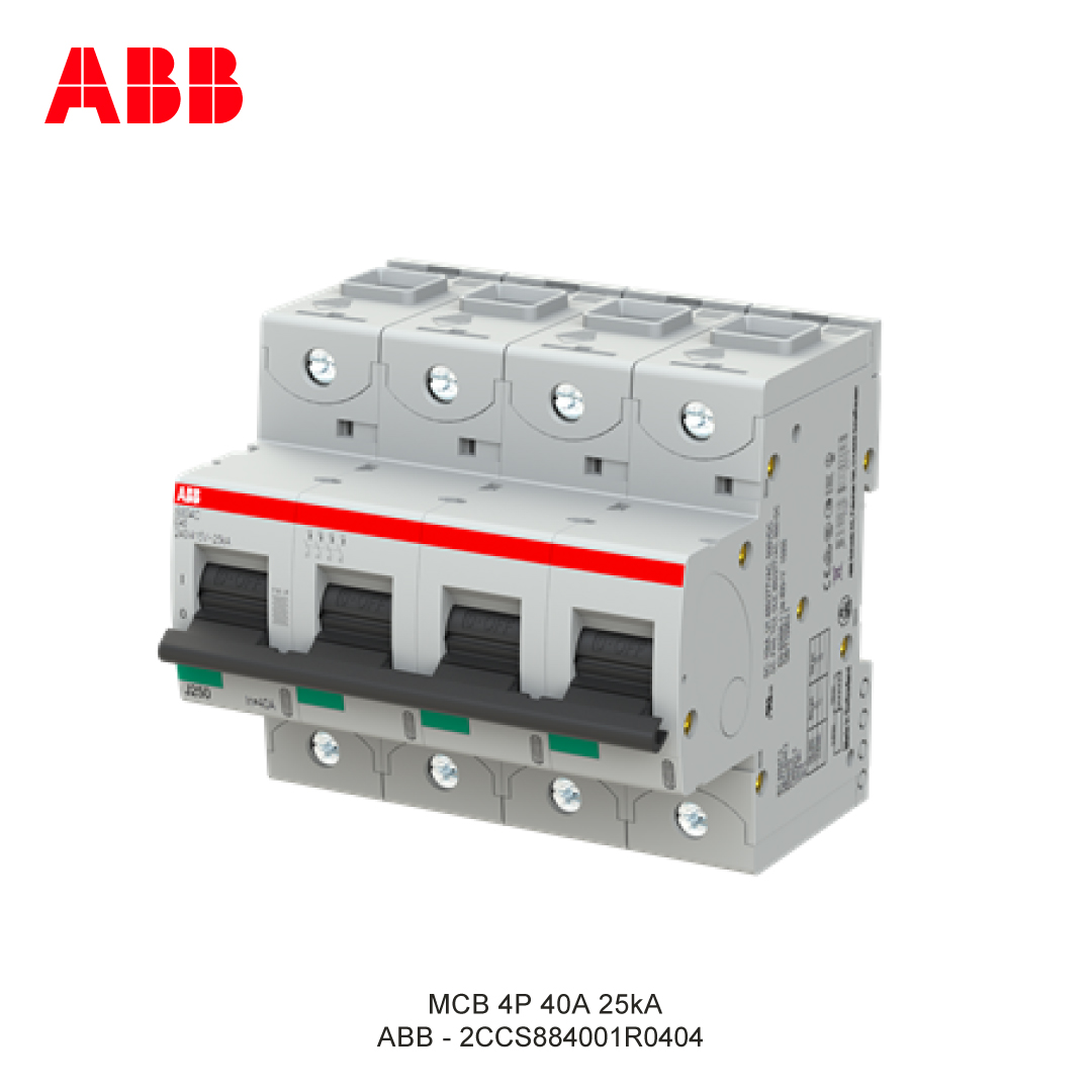MCB 4P 40A 25kA CURVA C