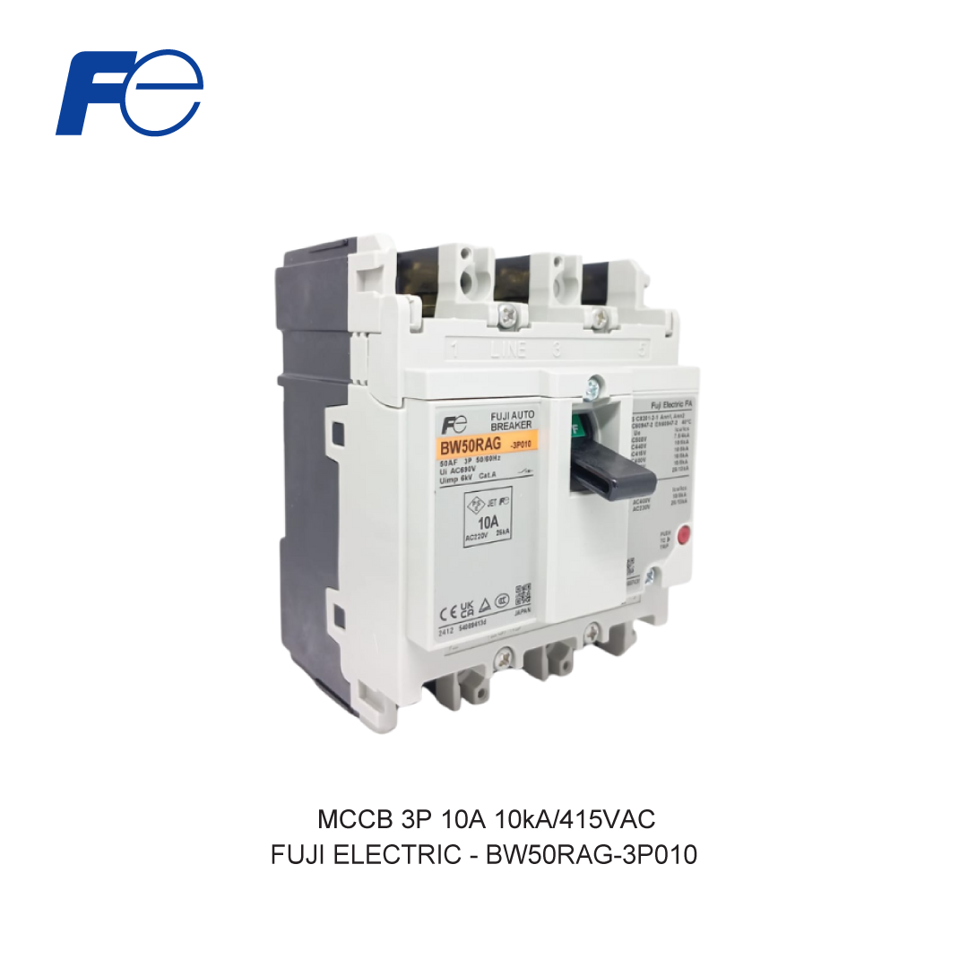 MCCB 3P 10A 10kA/415VAC