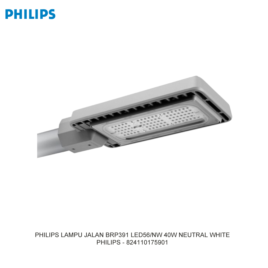 PHILIPS LAMPU JALAN BRP391 LED56/NW 40W NEUTRAL WHITE