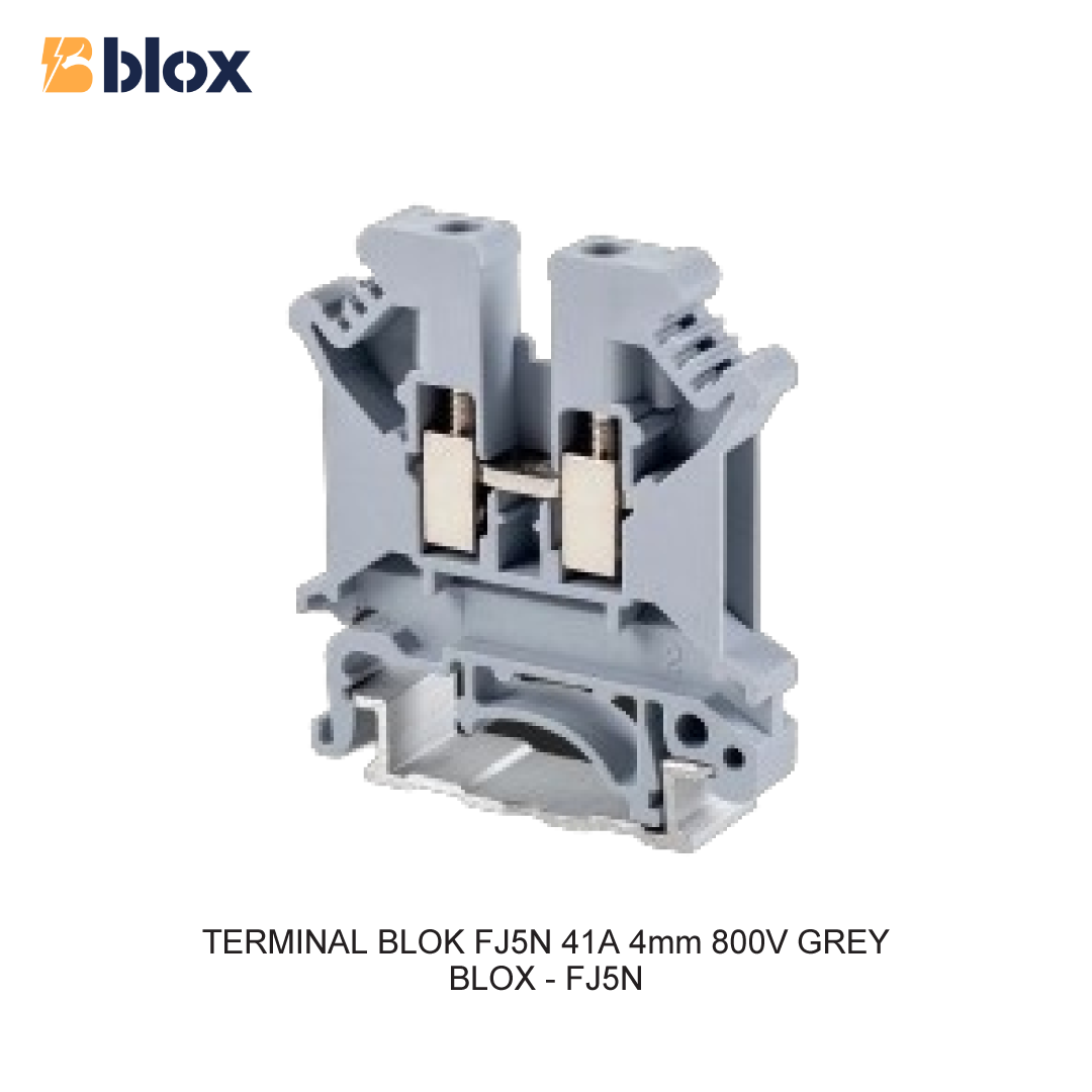 TERMINAL BLOK FJ5N 41A 4mm 800V GREY