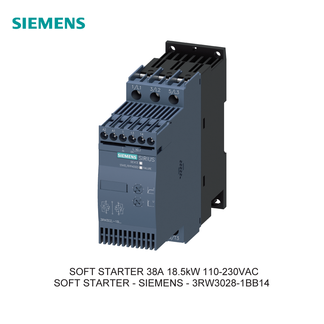 SOFT STARTER 38A 18.5kW 110-230VAC