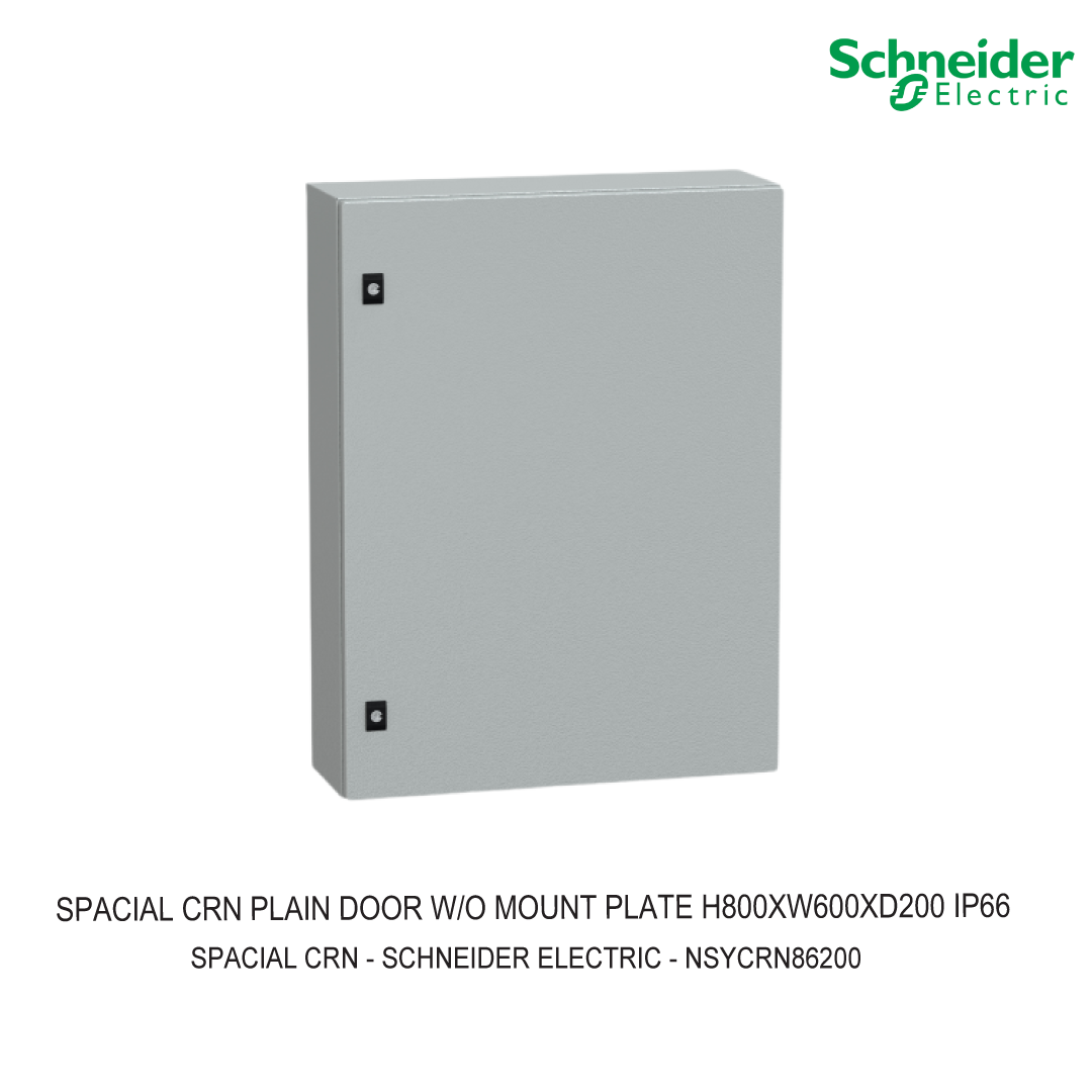 SPACIAL CRN PLAIN DOOR W/O MOUNT PLATE H800XW600XD200 IP66 IK10 RAL7035