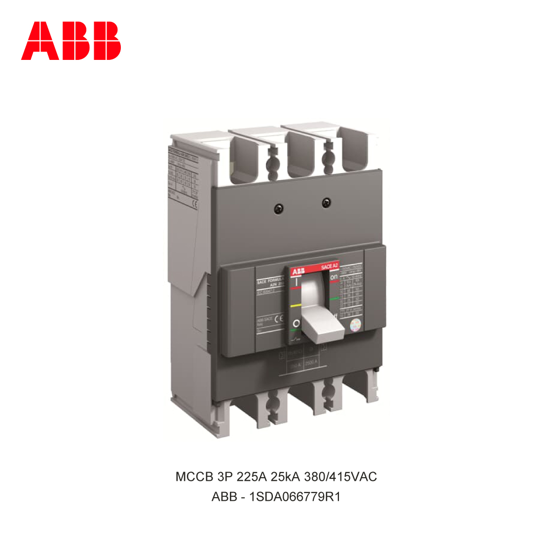 MCCB 3P 225A 25kA 380/415VAC
