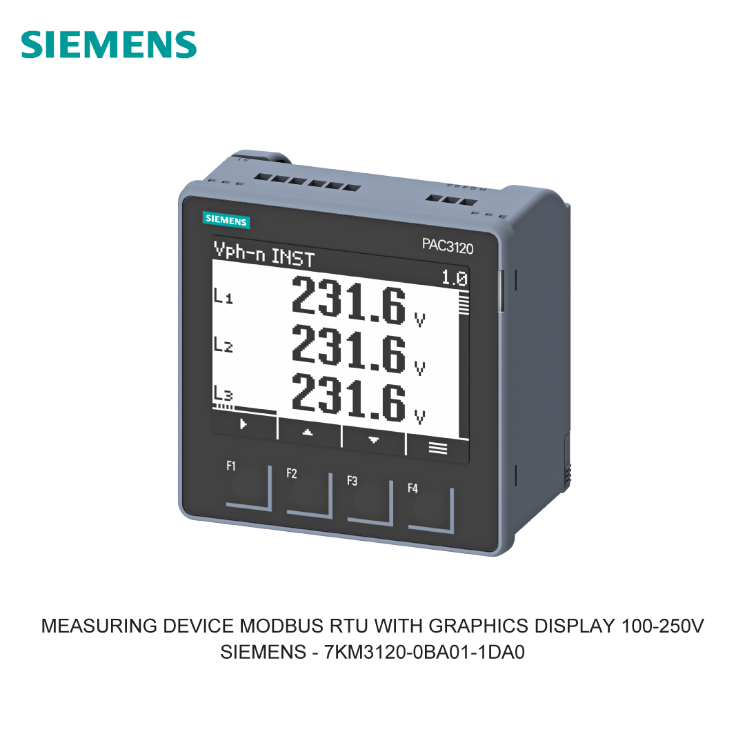 MEASURING DEVICE MODBUS RTU WITH GRAPHICS DISPLAY 100-250V