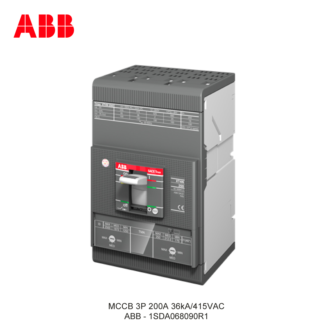 MCCB 3P 200A 36kA/415VAC