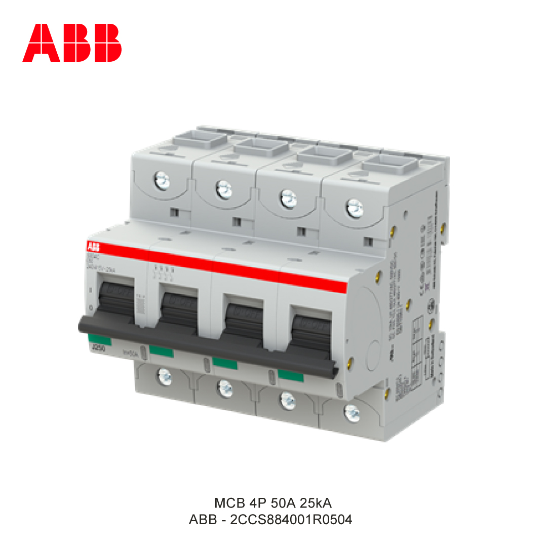 MCB 4P 50A 25kA CURVA C