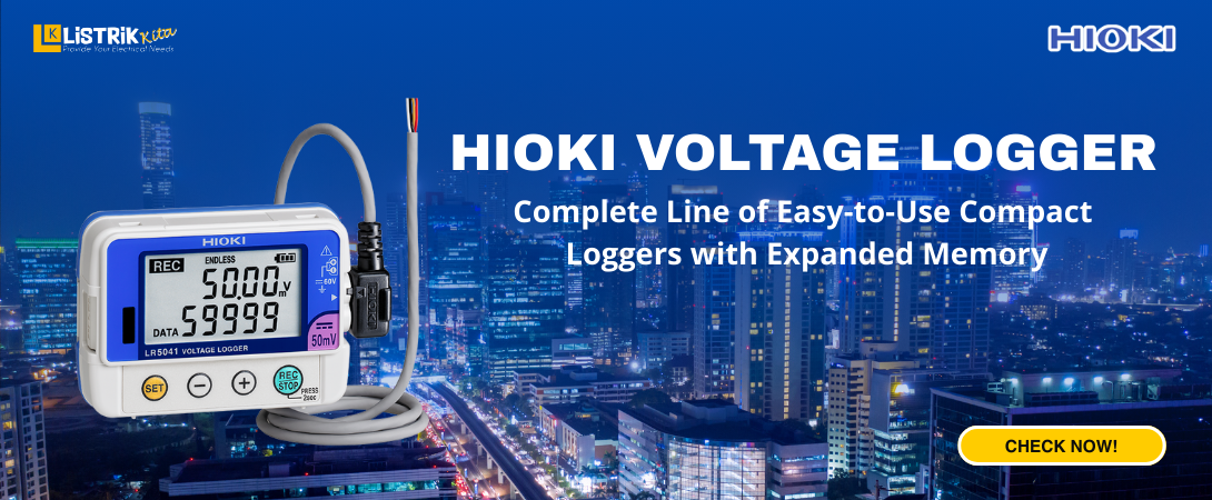 Hioki Voltage Logger: Alat Canggih Pantau Tegangan