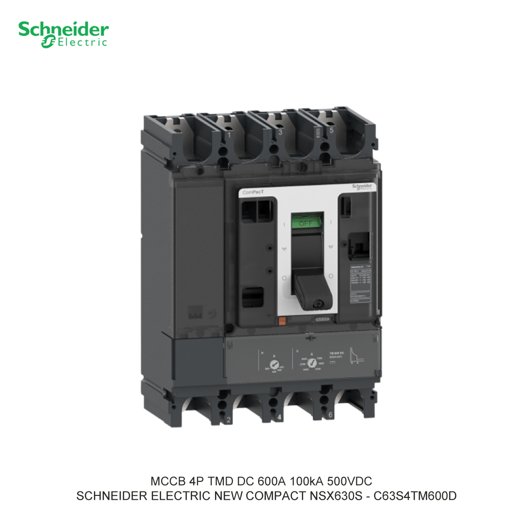 MCCB 4P TMD DC 600A 100KA 500VDC