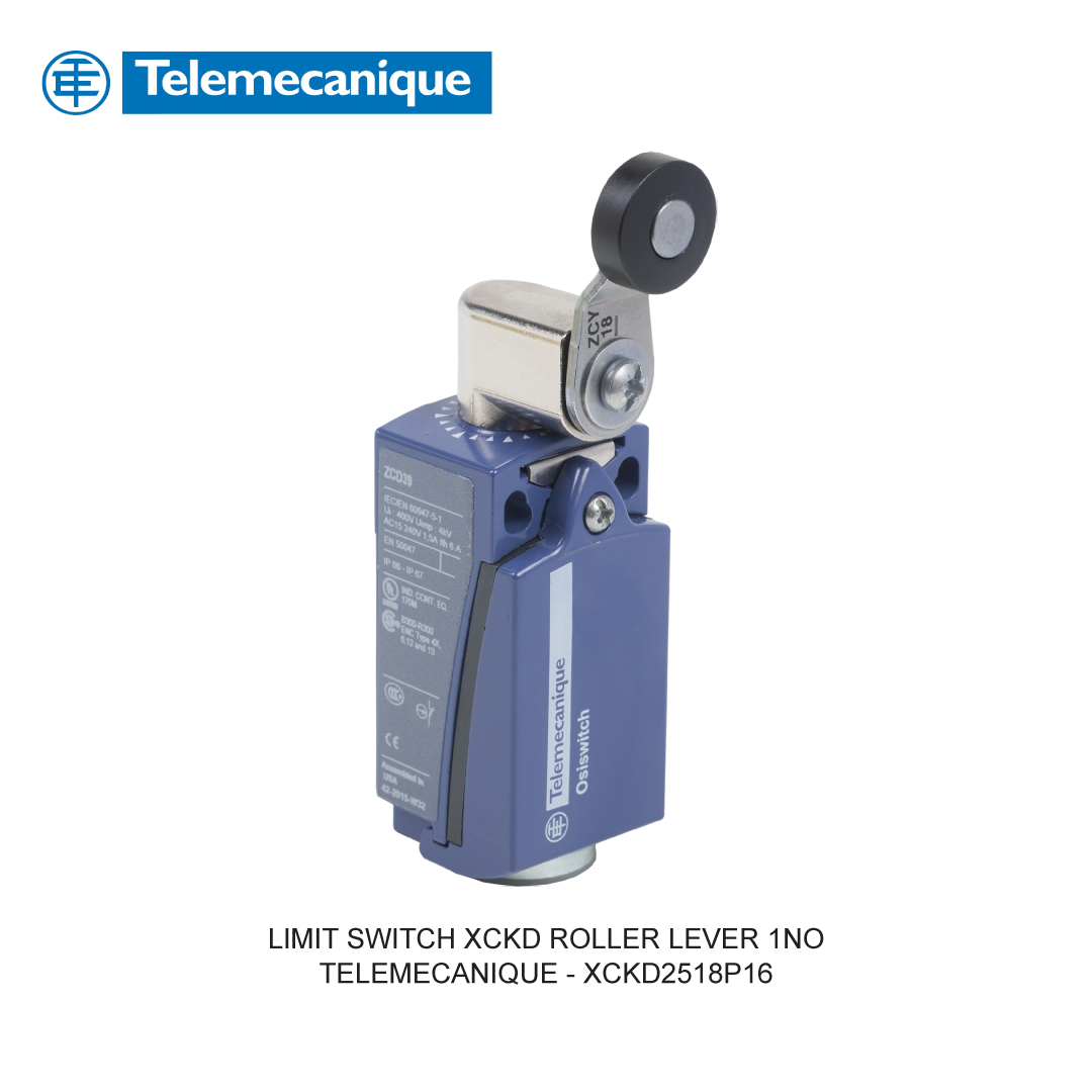 LIMIT SWITCH XCKD ROLLER LEVER 1NO