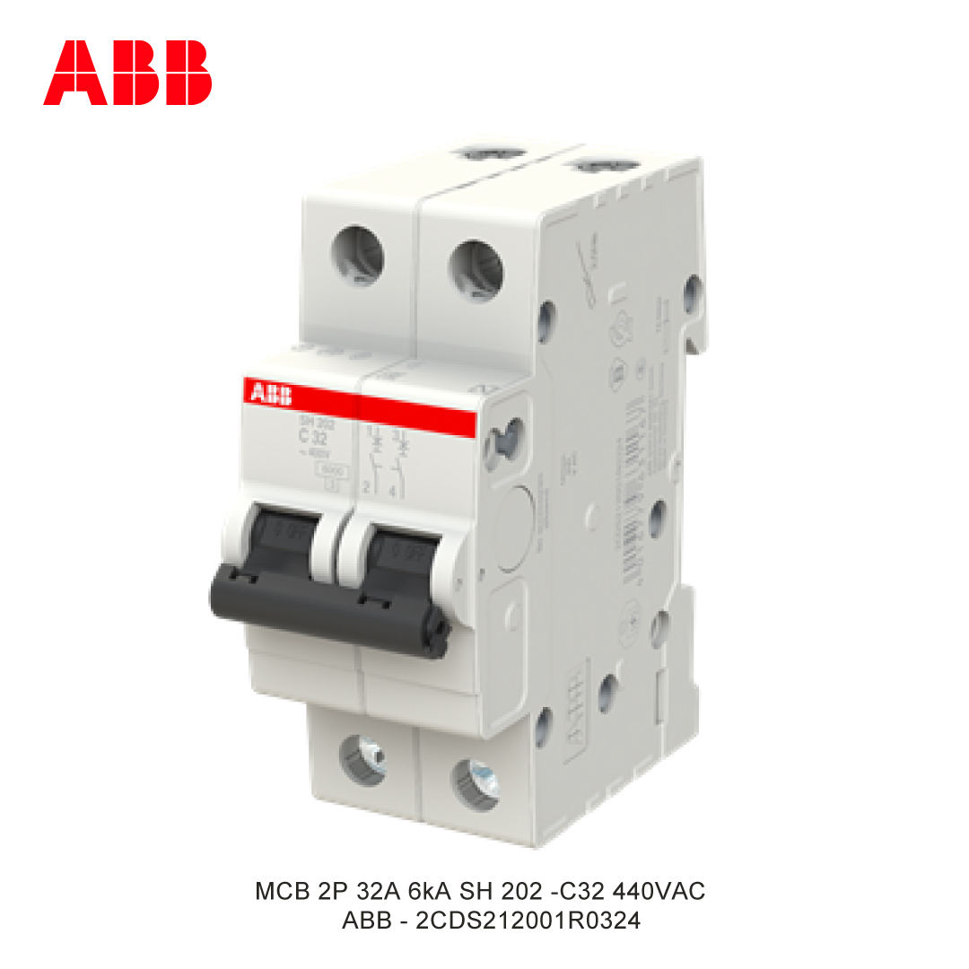 MCB 2P 32A 6kA CURVA C