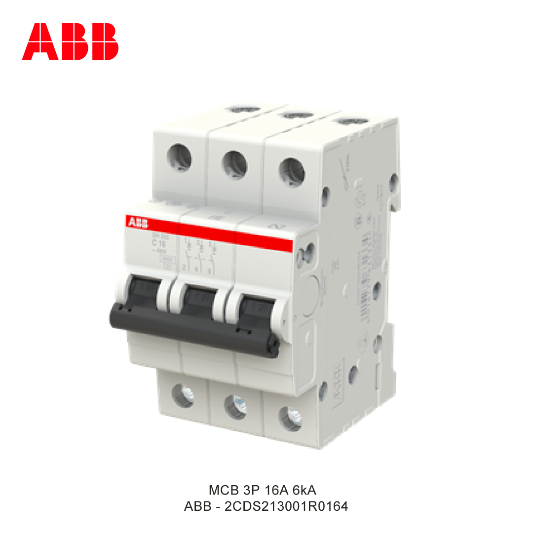 MCB 3P 16A 6kA CURVA C