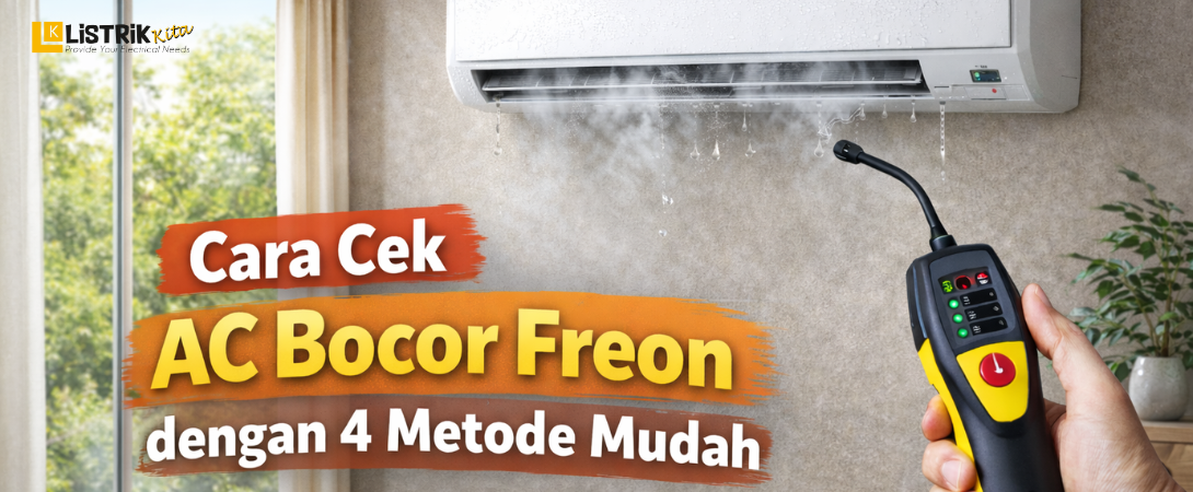 Cara Cek AC Bocor Freon dengan 4 Metode Mudah
