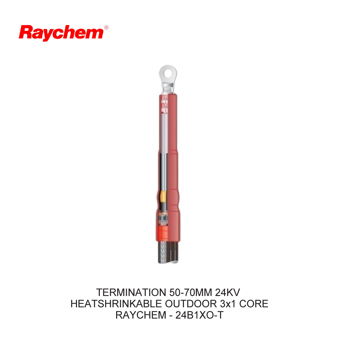TERMINATION 50-70MM 24KV HEATSHRINKABLE OUTDOOR 3x1 CORE