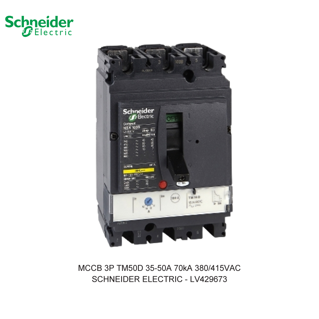 MCCB 3P TM50D 35-50A 70KA 380/415VAC