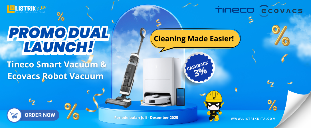 Tineco & Ecovacs Launch Promo di ListrikKita!