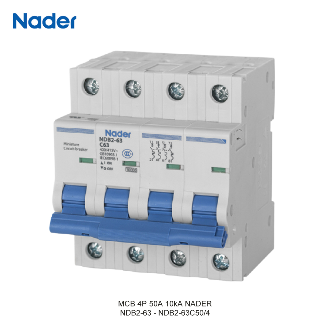 MCB 4P 50A 10kA