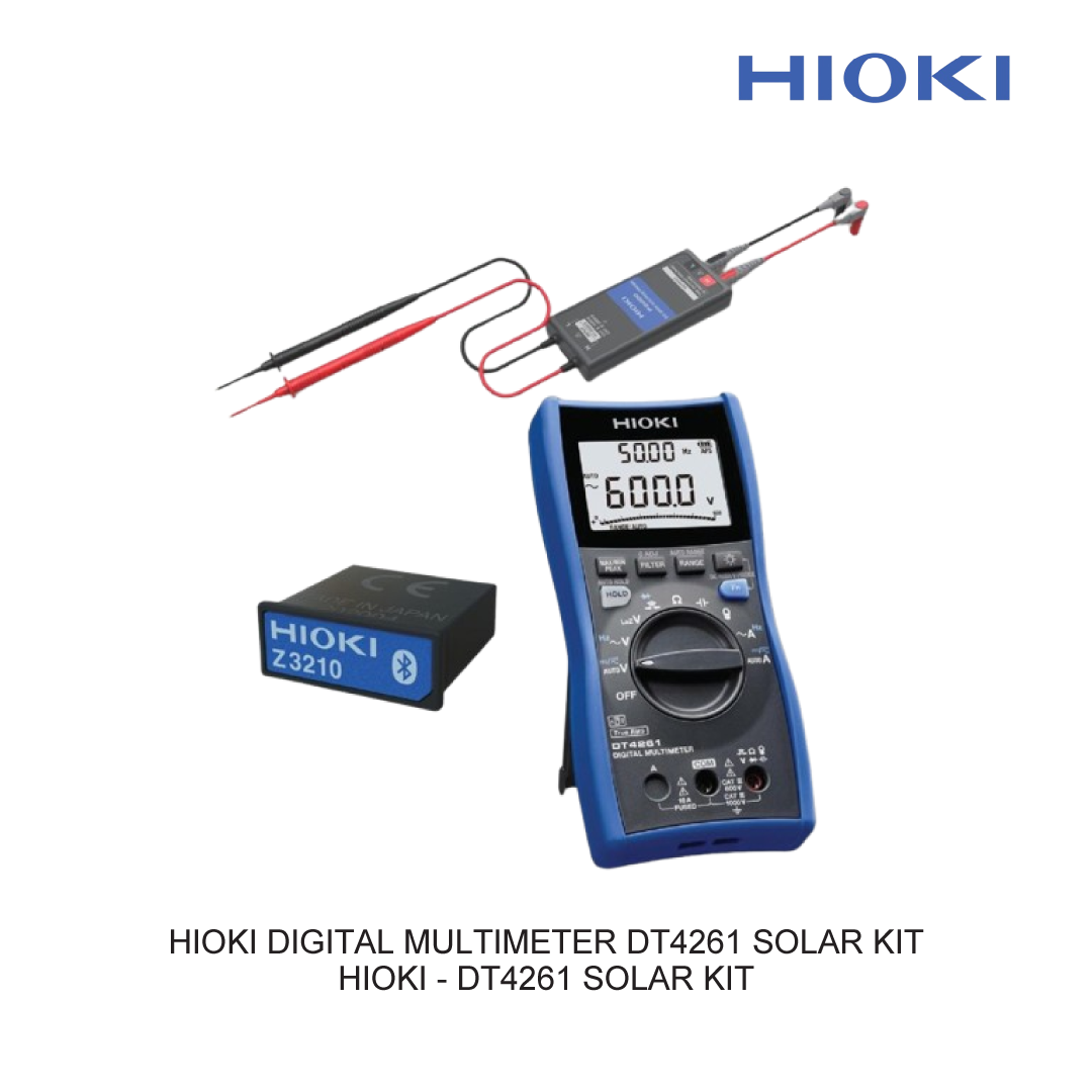 HIOKI DIGITAL MULTIMETER DT4261 SOLAR KIT