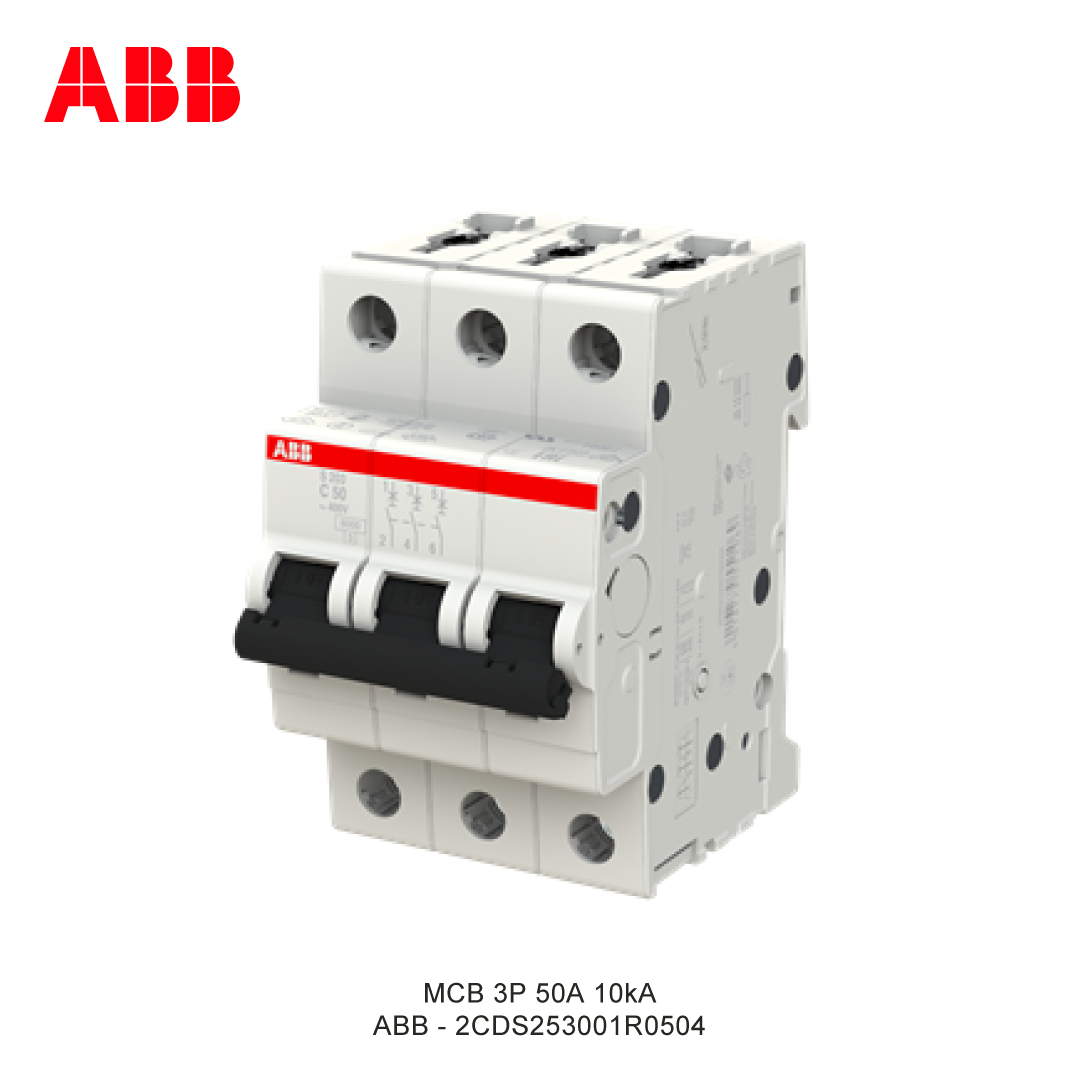 MCB 3P 50A 6kA/10kA CURVA C