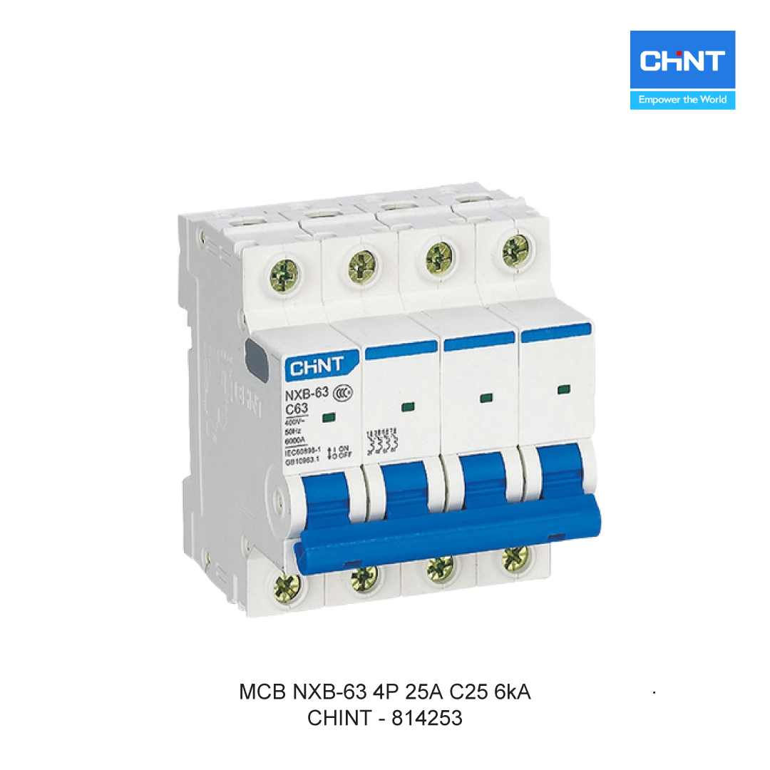 MCB NXB-63 4P 50A C25 6kA