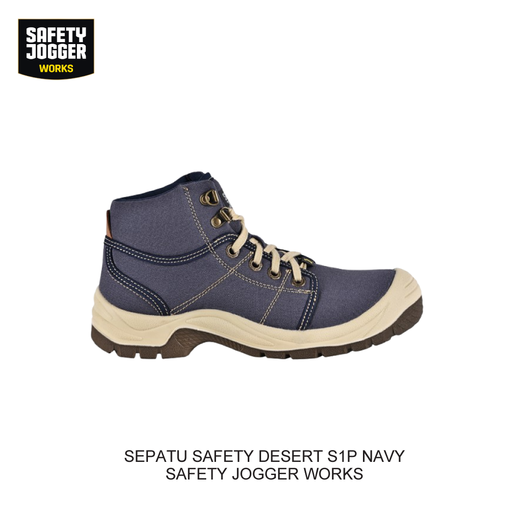 SEPATU SAFETY DESERT S1P NAVY