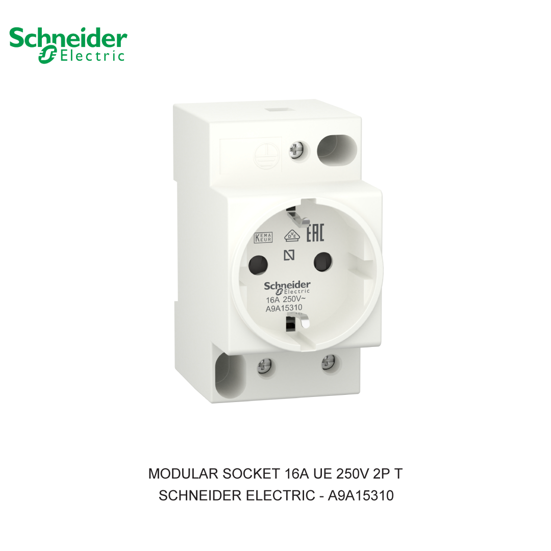 MODULAR SOCKET 16A UE 250V 2P T
