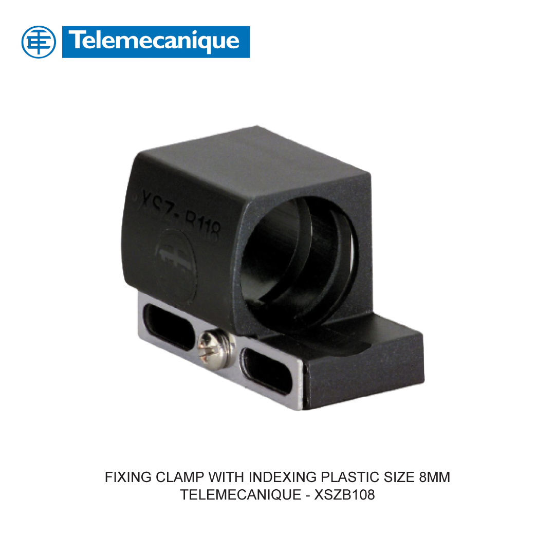FIXING CLAMP WITH INDEXING PLASTIC SIZE 8MM