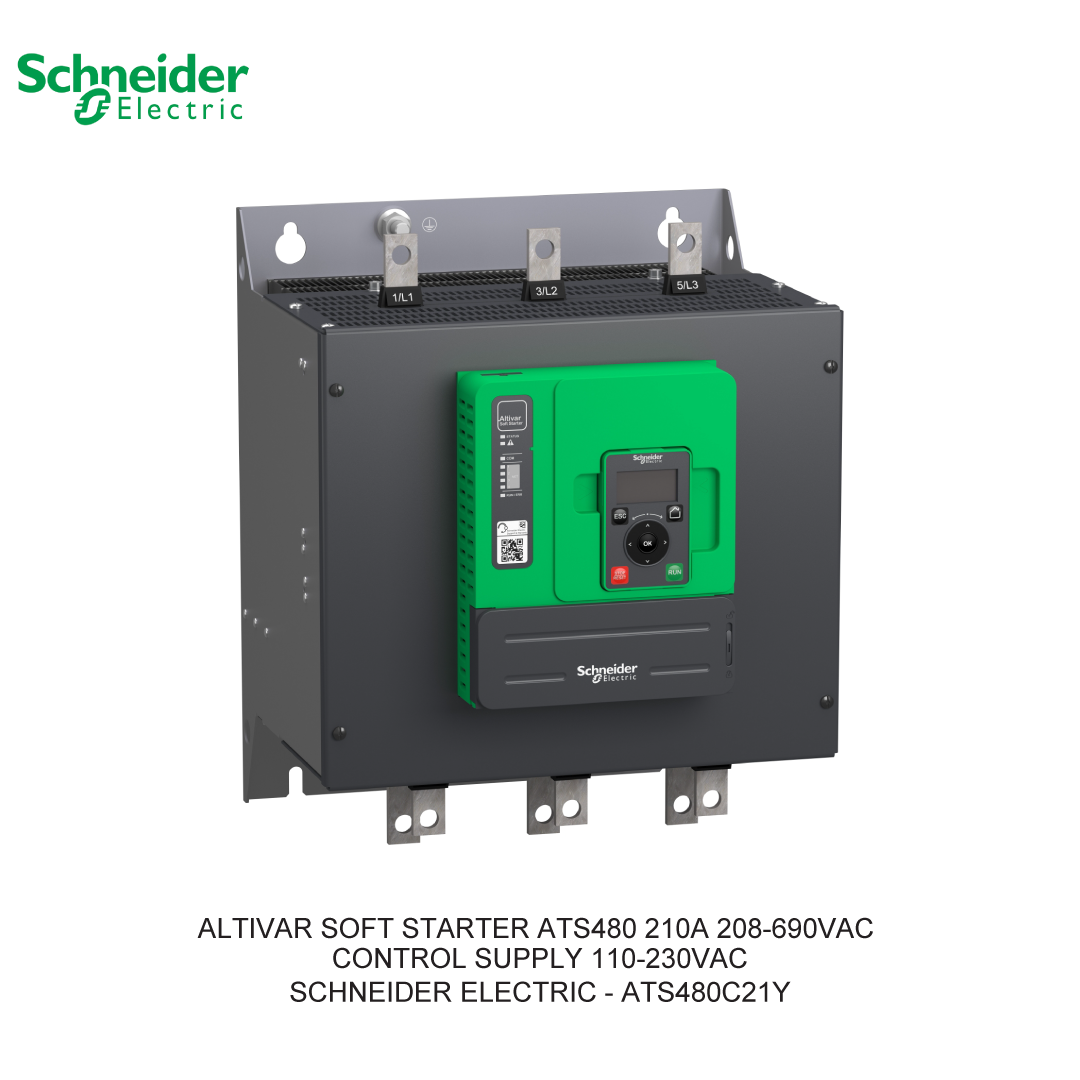 ALTIVAR SOFT STARTER ATS480 210A 208-690VAC CONTROL SUPPLY 110-230VAC