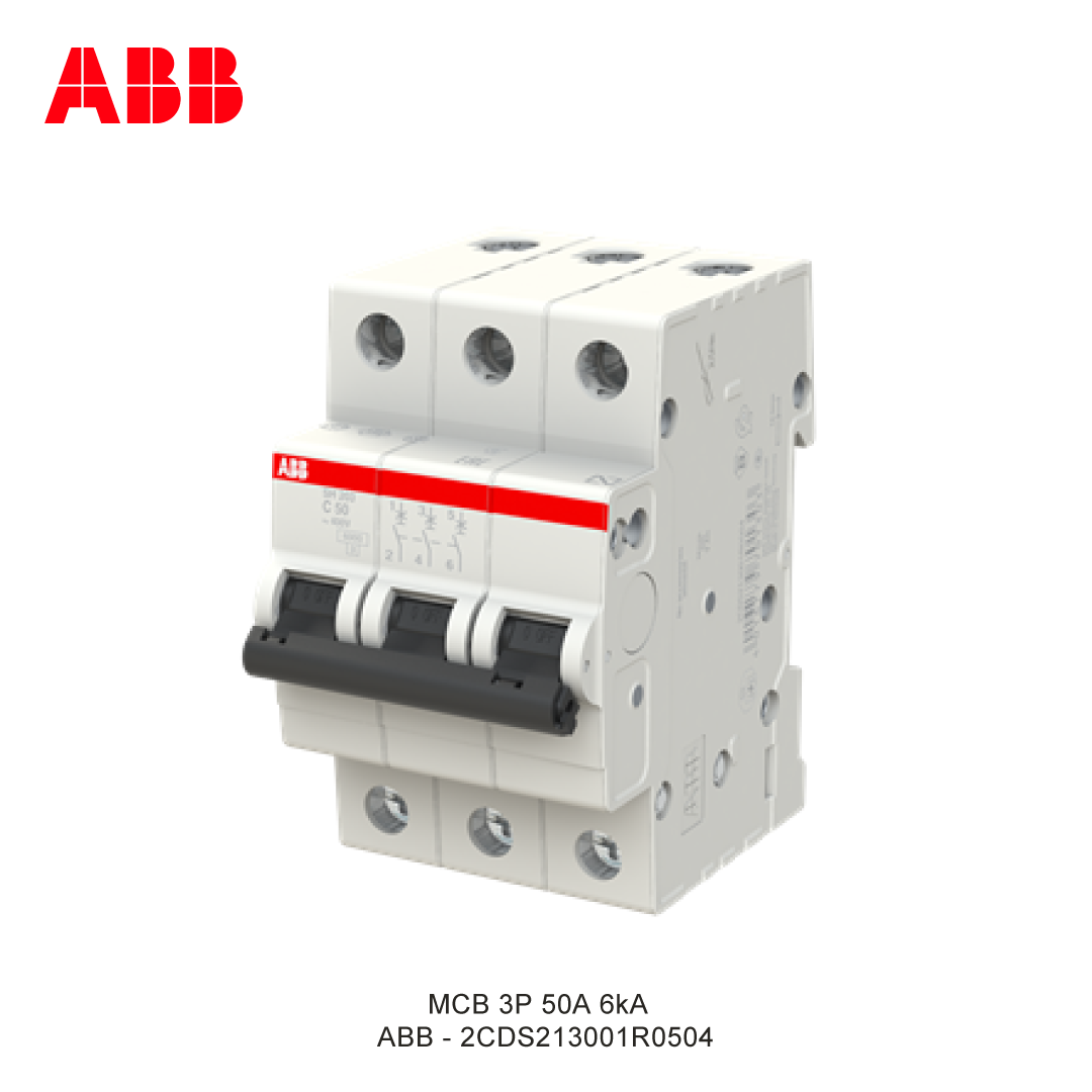 MCB 3P 50A 6kA CURVA C